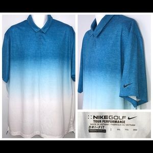 NIKE Golf Tour Performance Dri-Fit Polo Shirt 2XL